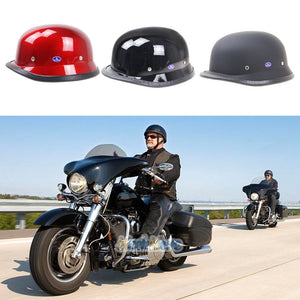 DOT Helmet Motorcycle German Style Half Face Helmet Motocross Bike