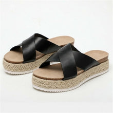 Load image into Gallery viewer, Platform Colour Strap Sandals