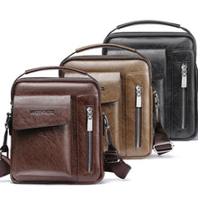 Load image into Gallery viewer, Men&#39;&#39;s Leather Messenger Briefcase Bags Cross body Handbag Shoulder Bag