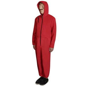 La casa De Papel Costume Suit Salvador Dali Money Heist Hoodie Face Mask