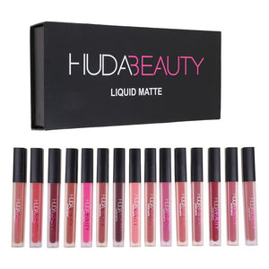 16Pcs/Box Beauty Makeup Liquid Matte Full Colletion Sets Shades Kit Lipstick