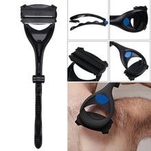 Load image into Gallery viewer, Mens Manual Back Hair Remover Body Shaver Razor Long Foldable Handle Trimmer