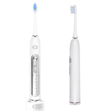Load image into Gallery viewer, Sonic Toothbrush + Travel Box + 2 Replacement Heads With Charging Dock