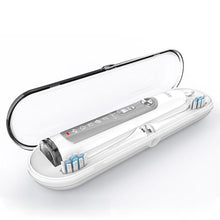 Load image into Gallery viewer, Sonic Toothbrush + Travel Box + 2 Replacement Heads With Charging Dock