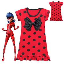 Load image into Gallery viewer, Kid Girls Miraculous Ladybug Fancy Dress Cosplay Costume Mini Dress