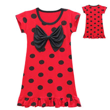 Load image into Gallery viewer, Kid Girls Miraculous Ladybug Fancy Dress Cosplay Costume Mini Dress