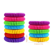 Load image into Gallery viewer, 12Pcs Natural Safe Mosquito Repellent Bracelet Waterproof Spiral Wrist Band