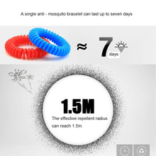 Load image into Gallery viewer, 12Pcs Natural Safe Mosquito Repellent Bracelet Waterproof Spiral Wrist Band
