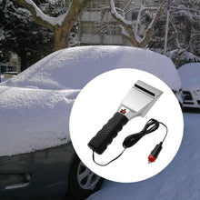 Load image into Gallery viewer, 12V Electric Heated Car Ice Scraper Automobiles Cigarette Lighter Snow Removal Shovel