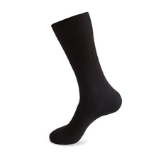 Load image into Gallery viewer, 3 Pack Men Ribbed Mid Calf Socks
