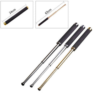 26'' Retractable Telescopic Hiking Security Stick Self-Protector Tool