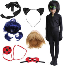 Load image into Gallery viewer, Cosplay Miraculous Ladybug Black Cat Noir Adrien Agreste Suit Costume