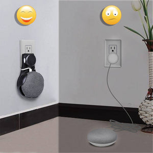 For Google Home Mini Voice Assistants Wall Outlet Mount Holder Hanger Stand