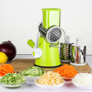 Round Mandoline Slicer Vegetable Cutter Potato Carrot Slicer Cheese Grater