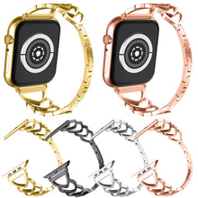 Load image into Gallery viewer, Heart-shaped Wristband Strap Bracelet Link For Apple Watch iWatch Series 4