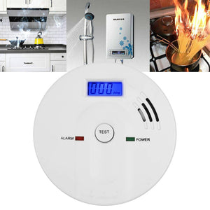 LCD CO Carbon Monoxide Poisoning Sensor Alarm Warning Detector Tester Home
