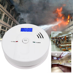 LCD CO Carbon Monoxide Poisoning Sensor Alarm Warning Detector Tester Home