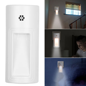 Auto LED Light Induction Sensor Control Bedroom Night Lights Bed Lamp