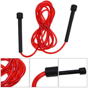 Skipping Rope Nylon Jump Speed Exercise Handle Boxing Fitness Adjustable
