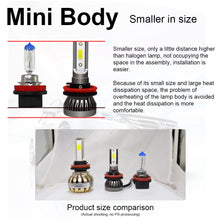 Load image into Gallery viewer, 2 x H7 LED Headlight Conversion Kit COB Bulb 6000K