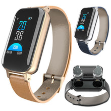 Load image into Gallery viewer, T89 TWS Smart Watch Bracelet headphone Heart Rate For Android iOS