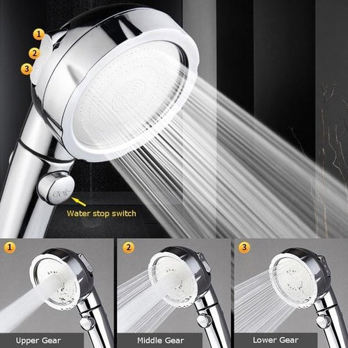 Negative ion shower pressurized water-saving hand shower shower Bathroom Accessories