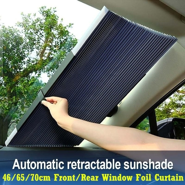 Car Retractable Windshield Sun Shade Block Sunshade Cover