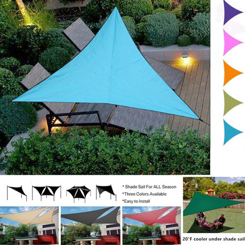 Outdoor Waterproof Triangular UV Sun Shade Sail