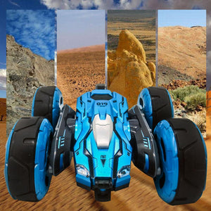 2.4G Double-Sided Stunt Car 360 Degree Rotating Children High-Speed Off-road Climbing Vehicle