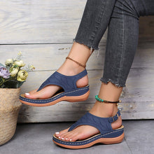 Load image into Gallery viewer, 2022 Summer Women Strap Sandals Flats Open Toe Solid Casual Shoes