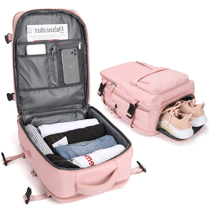 Women Large Travel Backpacks Waterproof Stylish Casual Daypack Bags