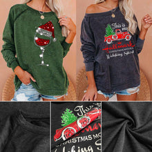 Load image into Gallery viewer, Women Christmas Printing Pullover Top