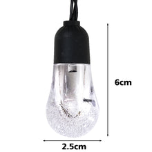 Load image into Gallery viewer, G40 30LED Waterproof Fairy Lights Outdoor 8 Mode Solar Powered Crystal Ball String Lights