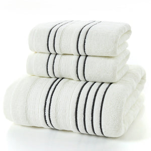 3PCS/set Soft Hand Towel Bath Towel Set