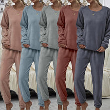 Load image into Gallery viewer, Women Winter Flannel Sleepwear Homewear Sets