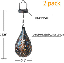 Load image into Gallery viewer, Solar Hanging Garden Boho Lights