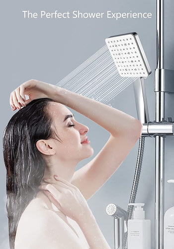 High Pressure Handheld Shower Head with 6 Spray Modes