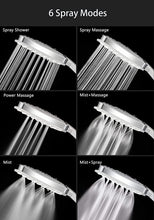 Load image into Gallery viewer, High Pressure Handheld Shower Head with 6 Spray Modes