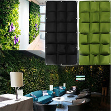 Load image into Gallery viewer, Hanging Garden Wall Flower Planter Bag Indoor/Outdoor Herb Pot