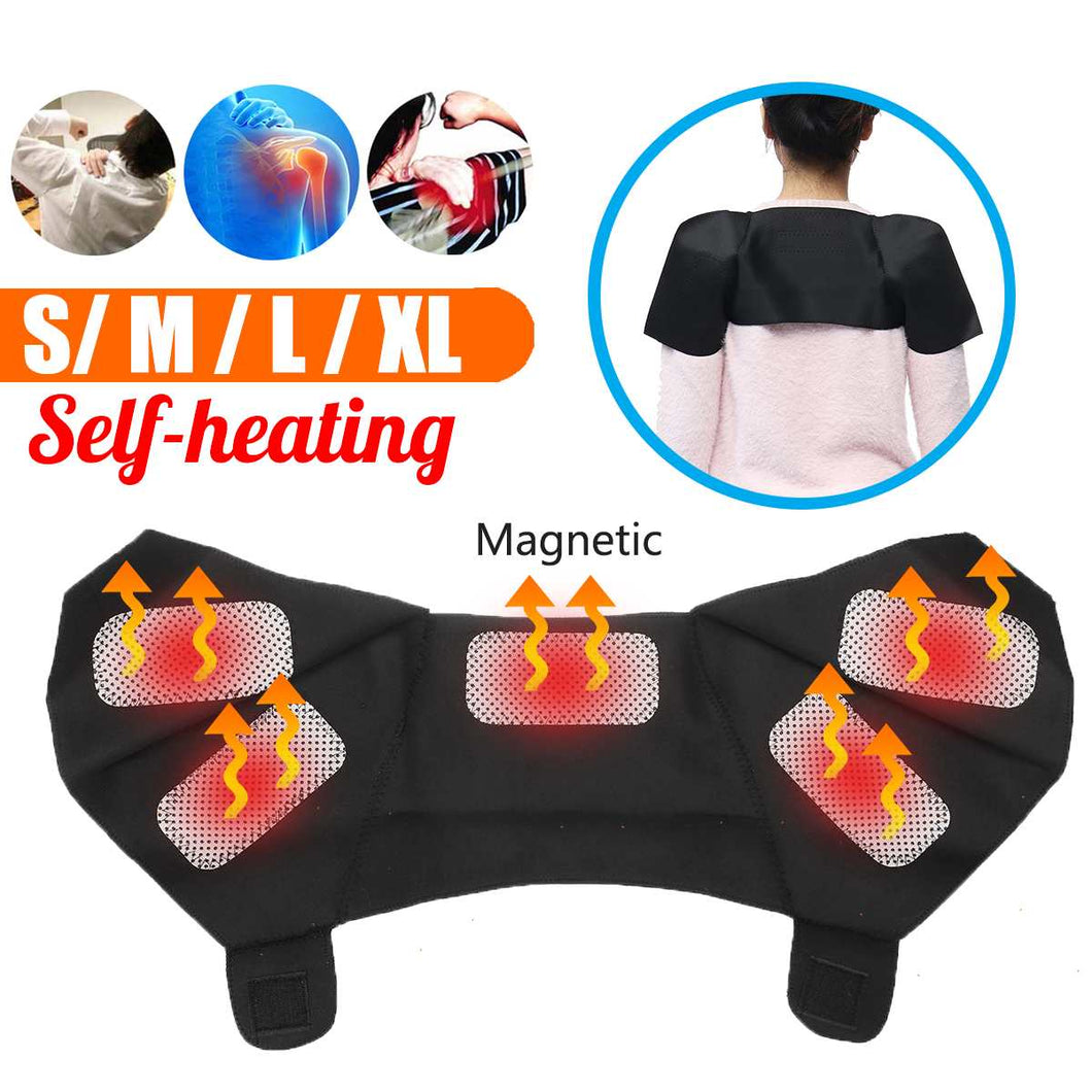 4 Size Shoulder Back Belt Self-Heating Protection Massage Belt