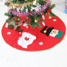 Load image into Gallery viewer, Red Christmas Tree decoration Carpet Party Ornaments