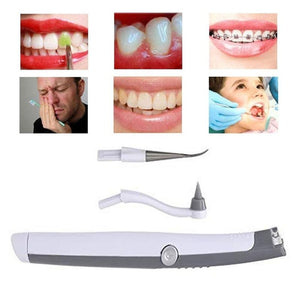Electric Ultrasonic Sonic Pic Tooth Stain Eraser Plaque Remover Dental Tool Teeth Whitening