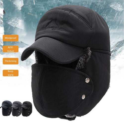 Unisex Winter Russian Hat Trooper Snow Ski Ushanka Waterproof Warm Hat