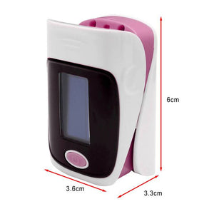Blood Oxygen SpO2 Saturation Monitor OLED Display Fingertip Pulse Oximeter