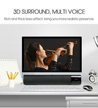 Load image into Gallery viewer, Portable Wireless HiFi Bluetooth Soundbar Speaker with Clock