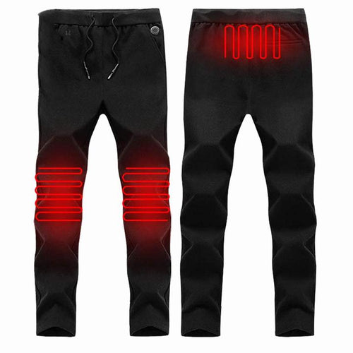 Smart Heating Electric Pants Winter Outdoor USB Charging Thermostat Warm Trousers