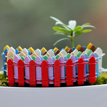 Load image into Gallery viewer, Tiny Fairy Potted Decor Furnishings Garden Wedding Wood Picket Fence Toy