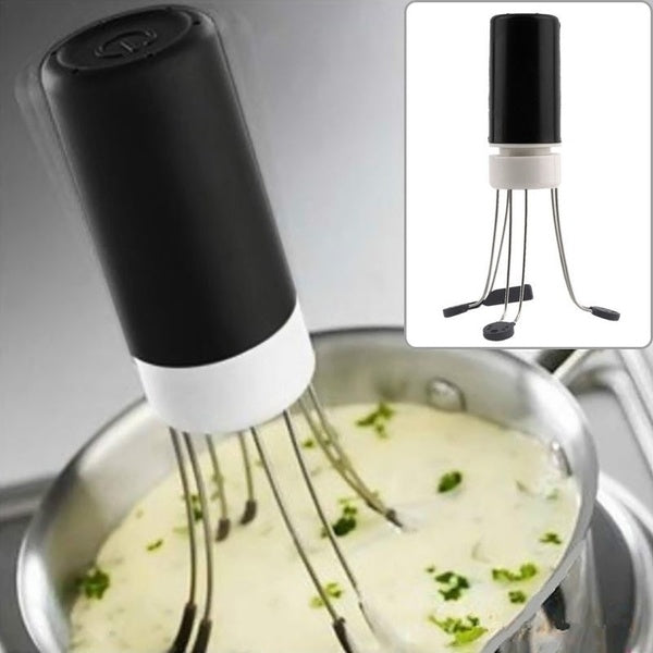 Auto Cooking Stirrer - 3 Speed Auto Handsfree Battery Operated Pot Sauce  Mixer
