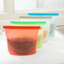 Load image into Gallery viewer, Silicone Fresh Bags Sealing Storage Home Food Kitchen Organization Gadgets