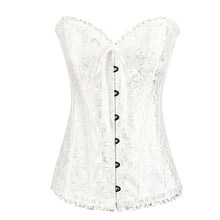 Load image into Gallery viewer, Women Court Sexy Push Up Shapewear Overbust Corset Bustier with G-string